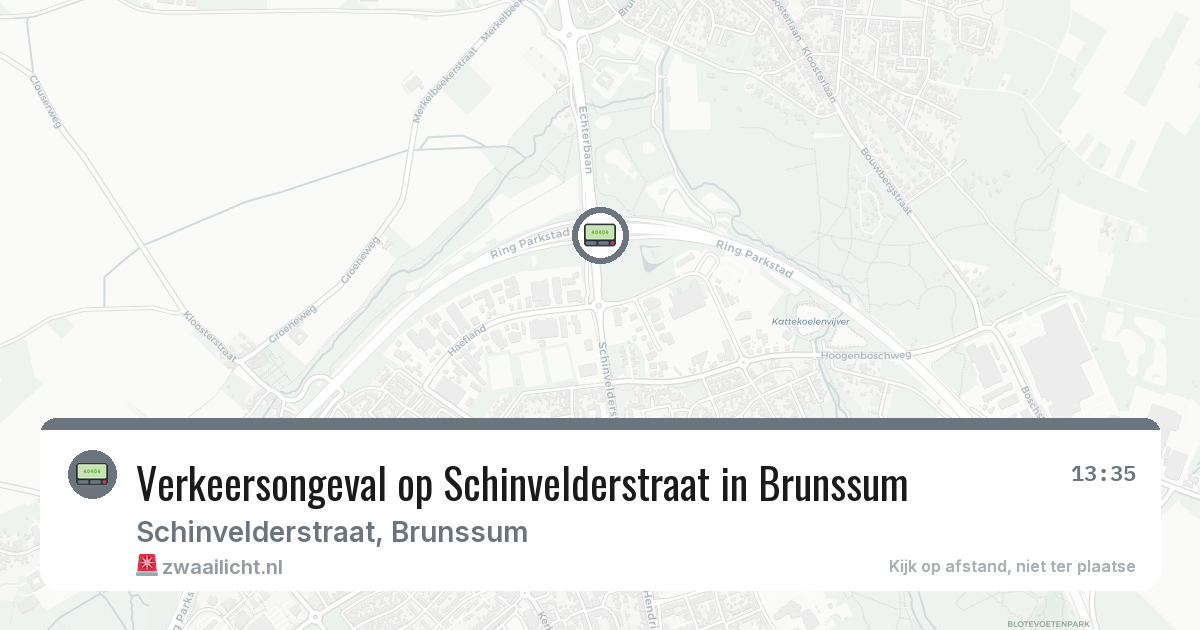Verkeersongeval op Schinvelderstraat in Brunssum — 13 mei 2026