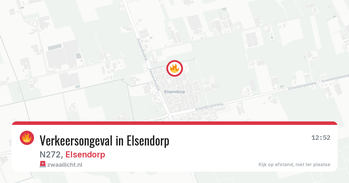 Verkeersongeval in Elsendorp — 11 jun 2026
