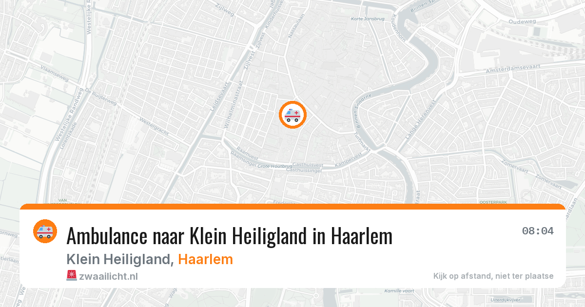 Ambulance naar Klein Heiligland in Haarlem — 27 jul 2026