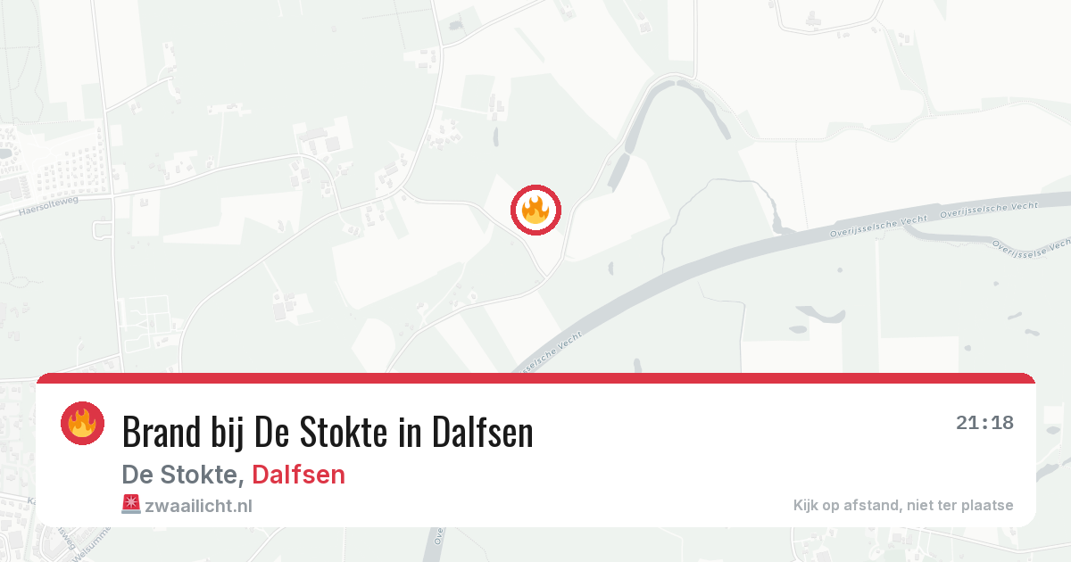 Brand bij De Stokte in Dalfsen — 4 mrt 2026