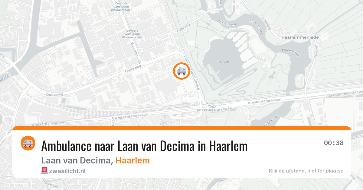 Ambulance naar Laan van Decima in Haarlem — 12 apr 2026