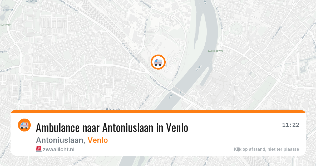 Ambulance naar Antoniuslaan in Venlo — 28 mei 2026