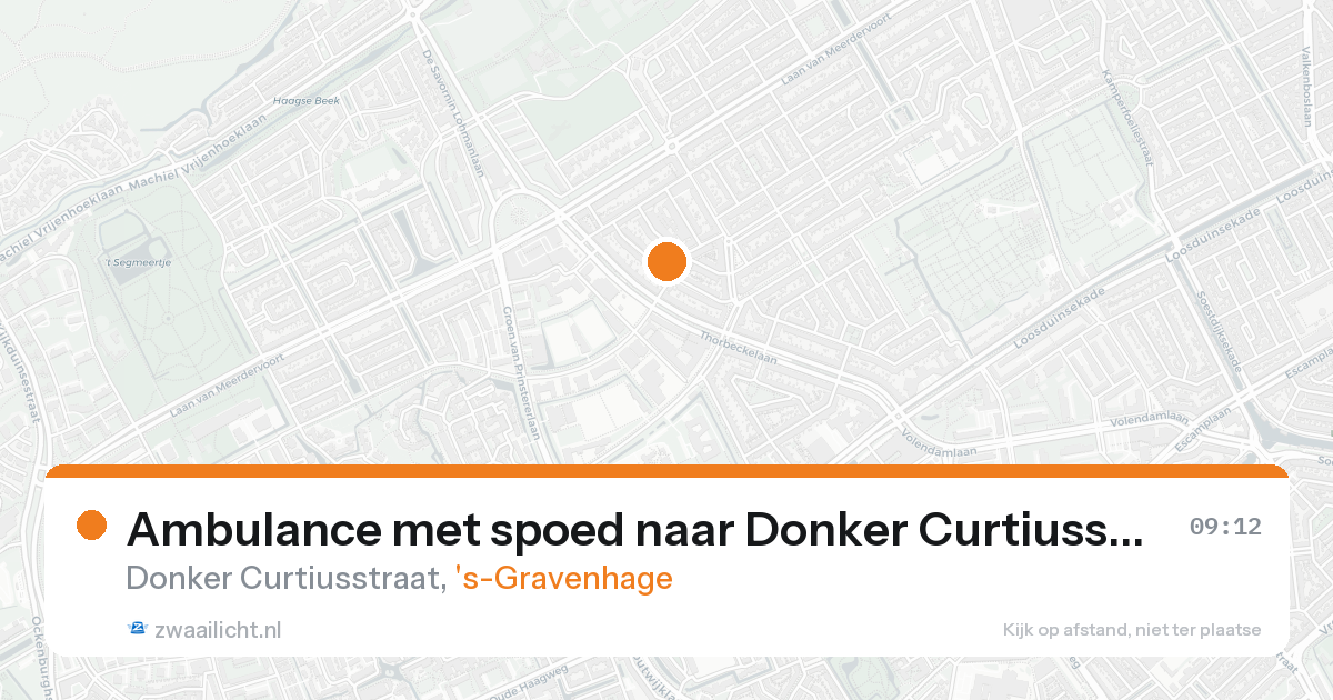 Ambulance met spoed naar Donker Curtiusstraat in 's-Gravenhage — 31 jan 2026