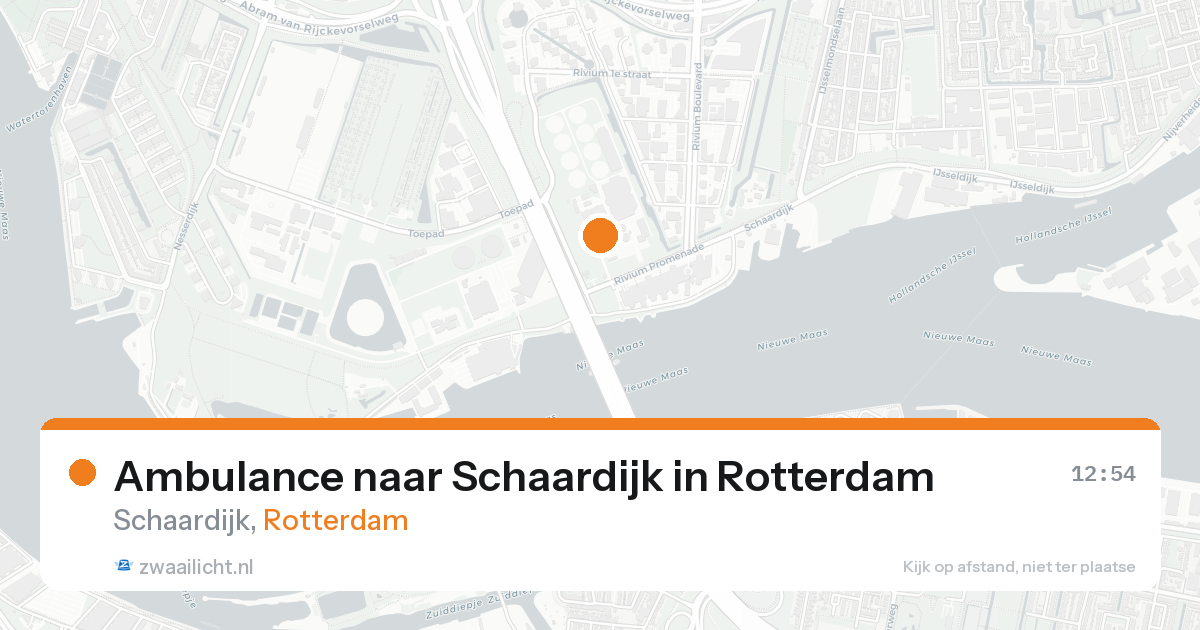 Ambulance naar Schaardijk in Rotterdam — 19 aug 2026