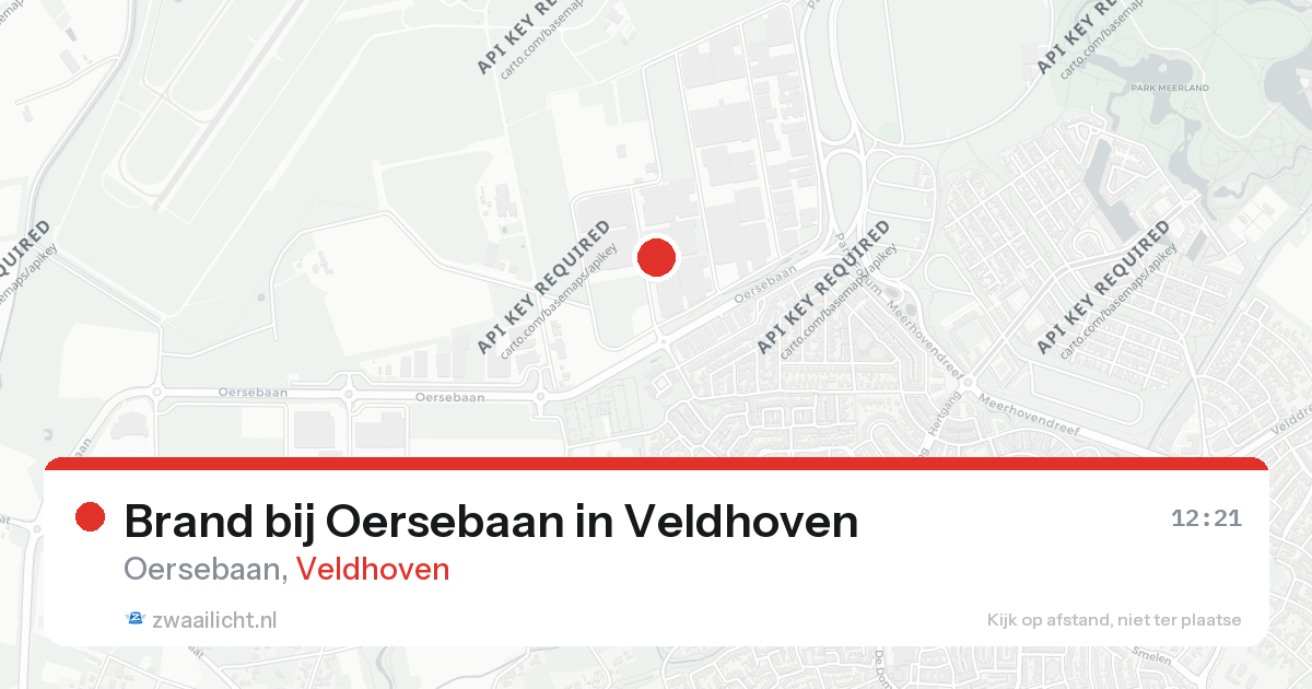 Brand bij Oersebaan in Veldhoven — 18 jun 2026