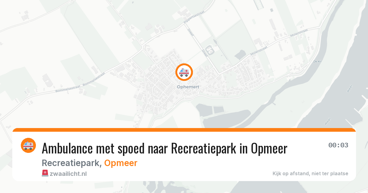 Ambulance met spoed naar Recreatiepark in Opmeer — 28 jan 2026