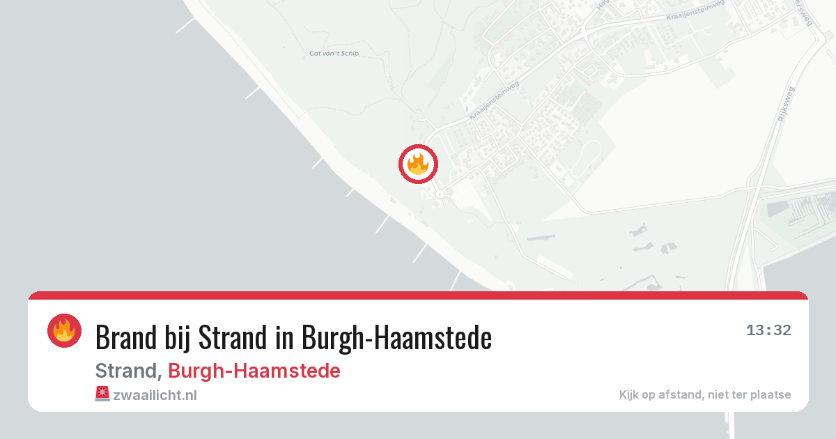 Brand bij Strand in Burgh-Haamstede — 28 jul 2026