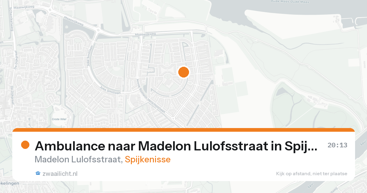Ambulance naar Madelon Lulofsstraat in Spijkenisse — 30 jan 2026