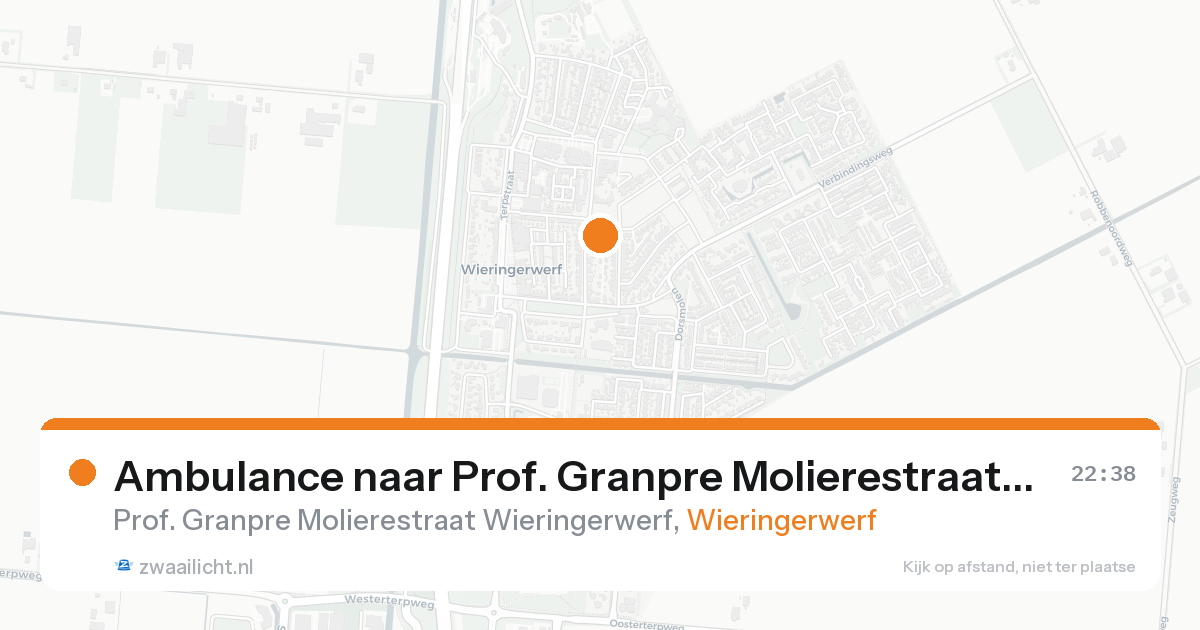 Ambulance naar Prof. Granpre Molierestraat Wieringerwerf in Wieringerwerf — 30 jan 2026