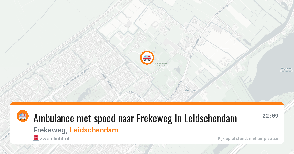 Ambulance met spoed naar Frekeweg in Leidschendam — 12 feb 2026