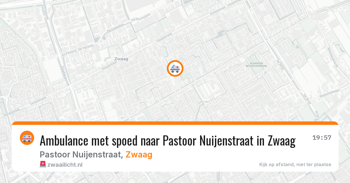 Ambulance met spoed naar Pastoor Nuijenstraat in Zwaag — 4 feb 2026
