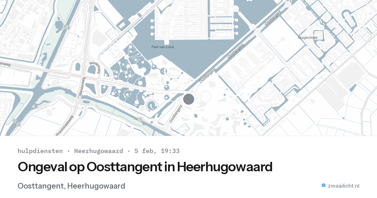 Ongeval op Oosttangent in Heerhugowaard — 5 feb 2026