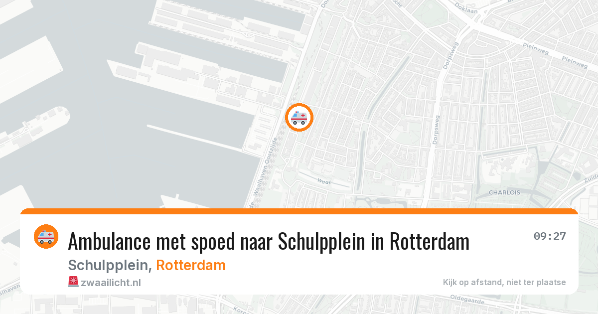 Ambulance met spoed naar Schulpplein in Rotterdam — 30 jan 2026