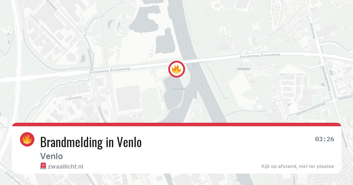 Brandmelding in Venlo — 11 feb 2026