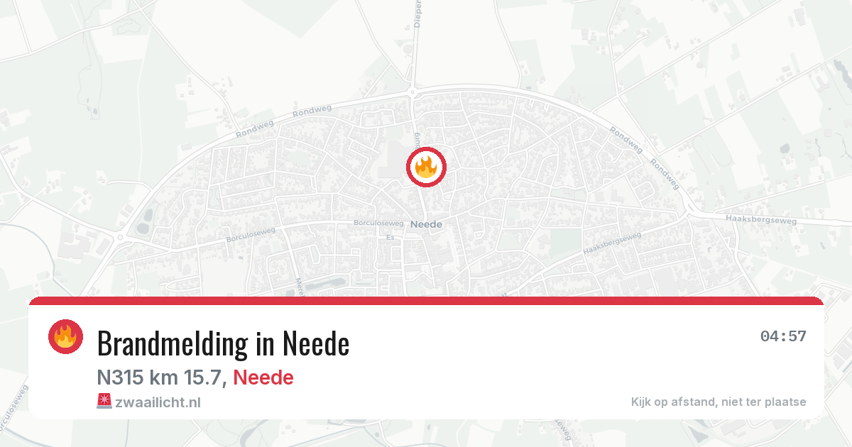 Brandmelding in Neede — 28 jun 2026