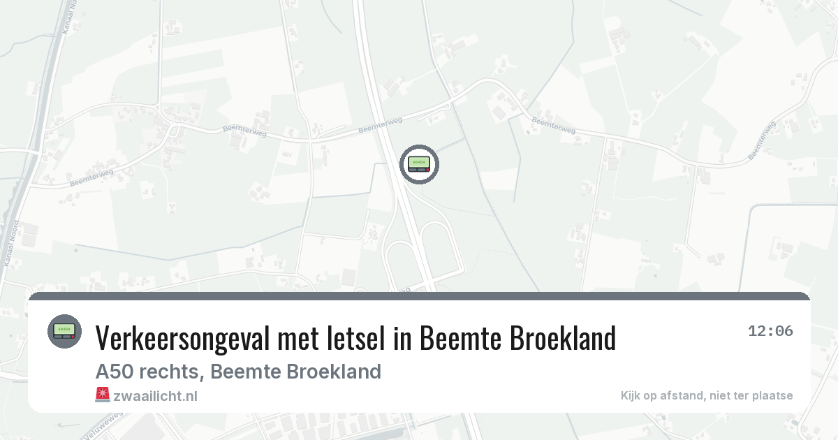 Verkeersongeval met letsel in Beemte Broekland — 29 jan 2026