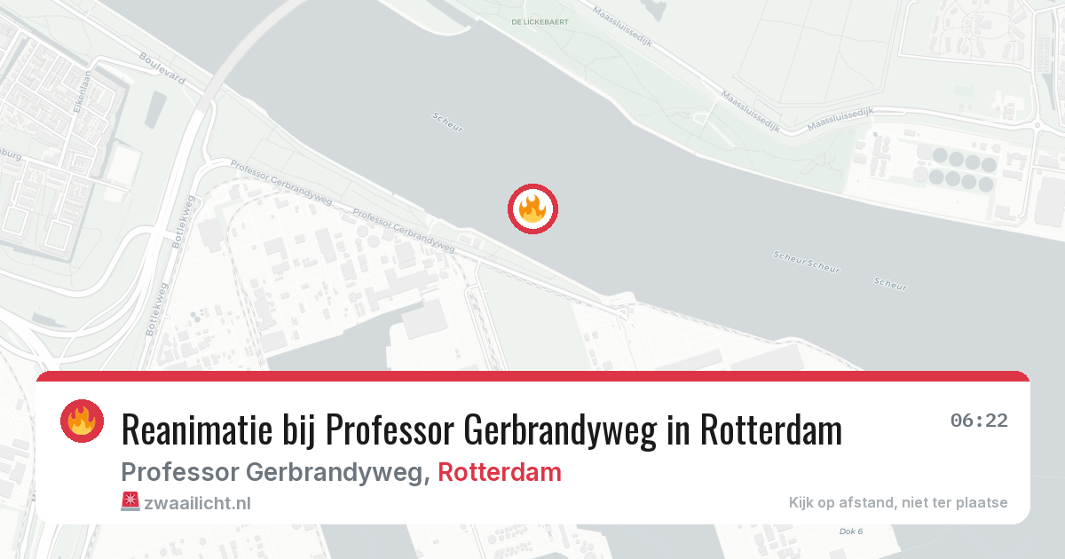 Reanimatie bij Professor Gerbrandyweg in Rotterdam — 4 mrt 2026