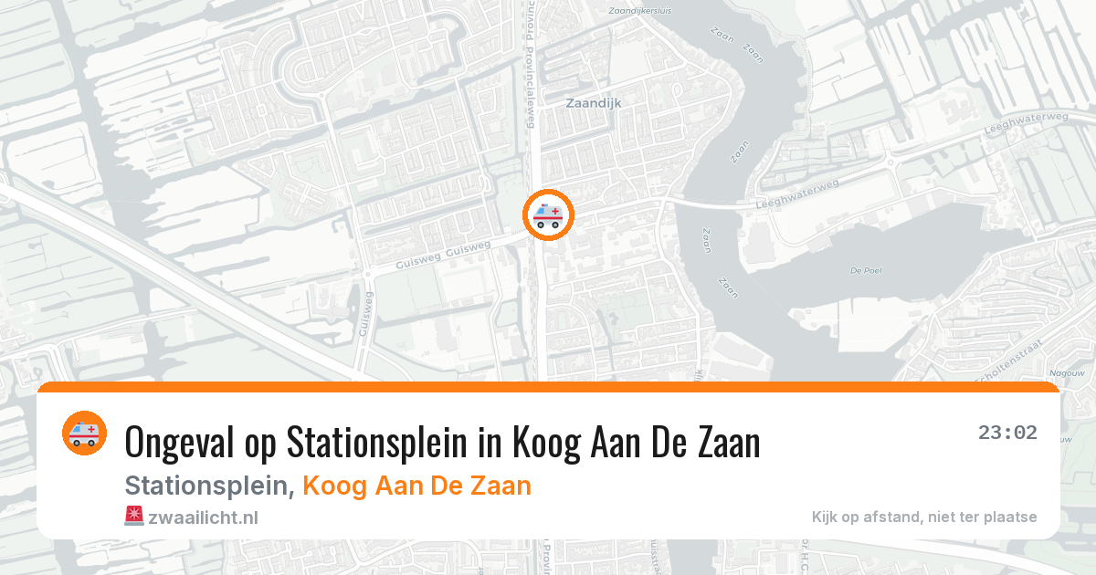 Ongeval op Stationsplein in Koog Aan De Zaan — 21 apr 2026
