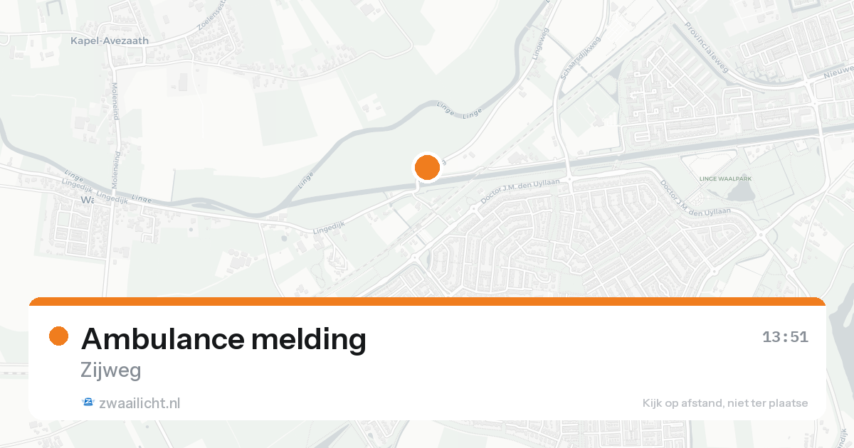 Ambulance melding — 30 jan 2026