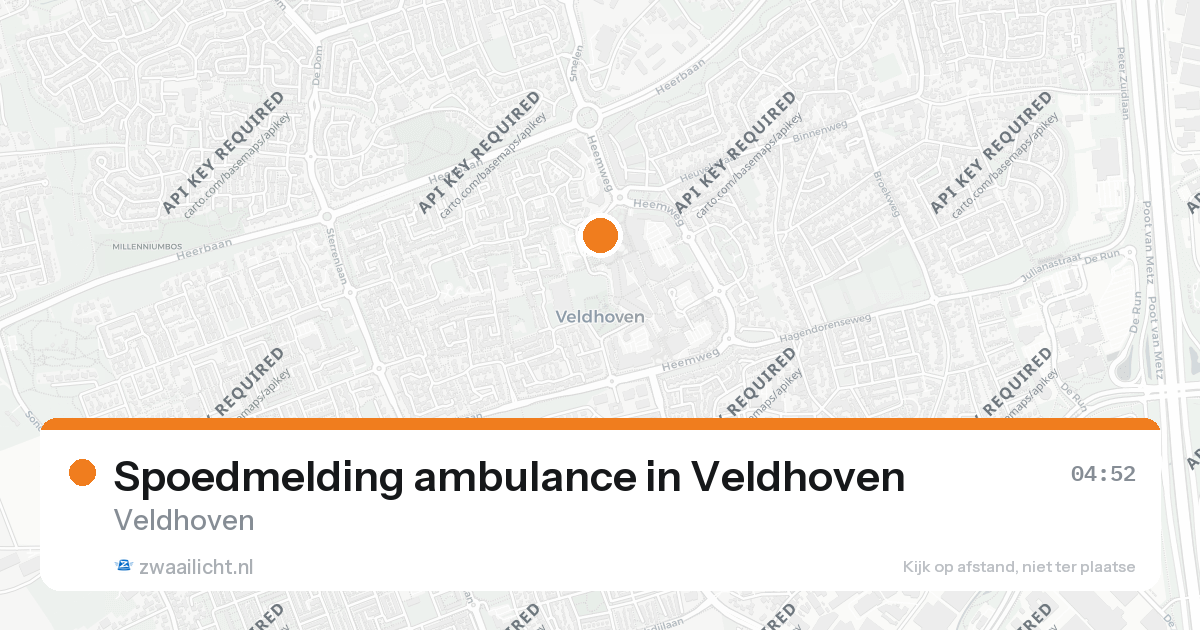 Spoedmelding ambulance in Veldhoven — 19 jun 2026