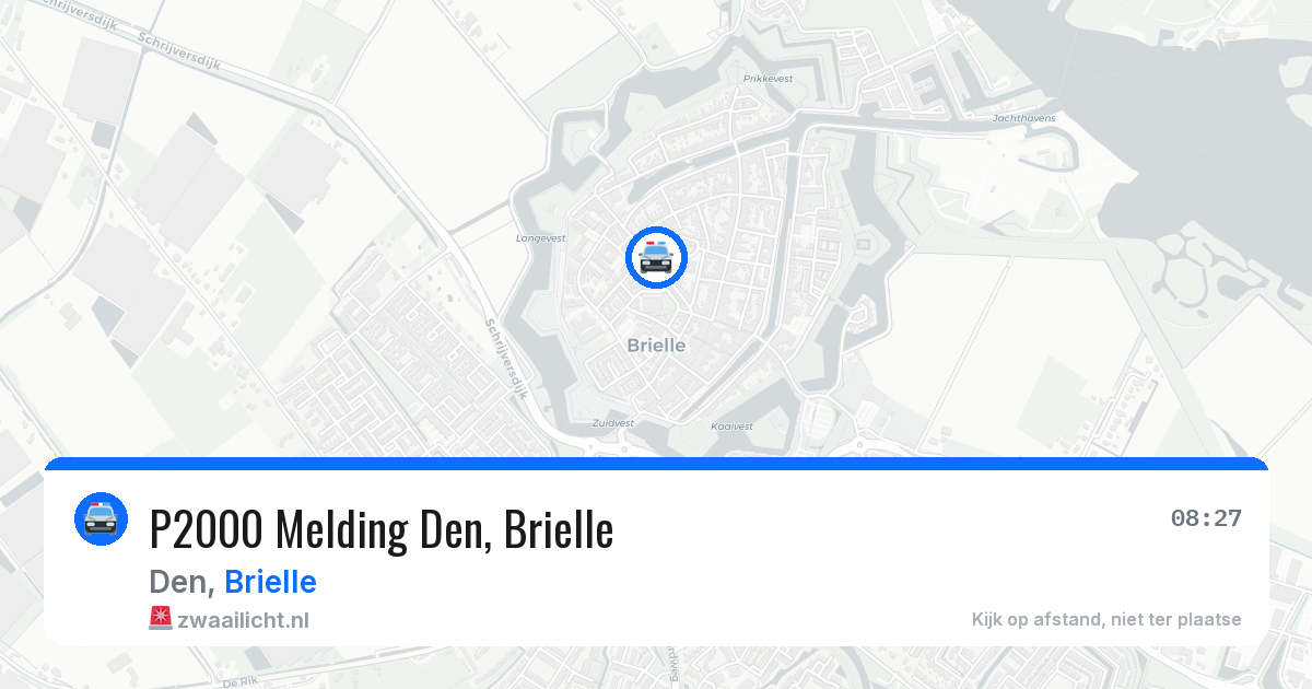 P2000 Melding Den, Brielle — 6 mei 2026