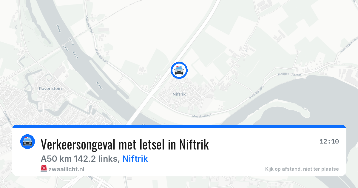 Verkeersongeval met letsel in Niftrik — 3 jul 2026