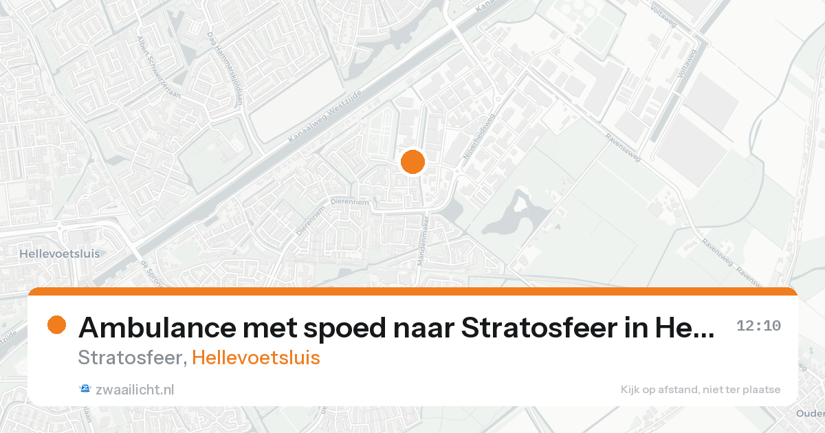 Ambulance met spoed naar Stratosfeer in Hellevoetsluis — 31 jan 2026