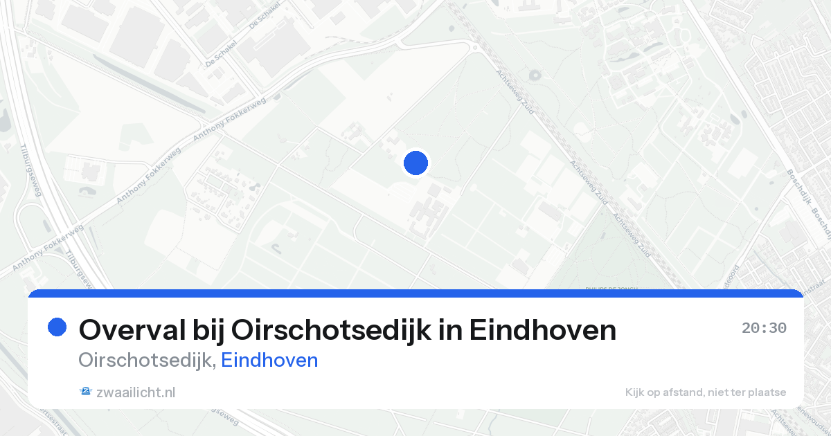 Overval bij Oirschotsedijk in Eindhoven — 17 jun 2026