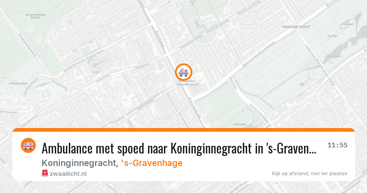 Ambulance met spoed naar Koninginnegracht in 's-Gravenhage — 5 feb 2026
