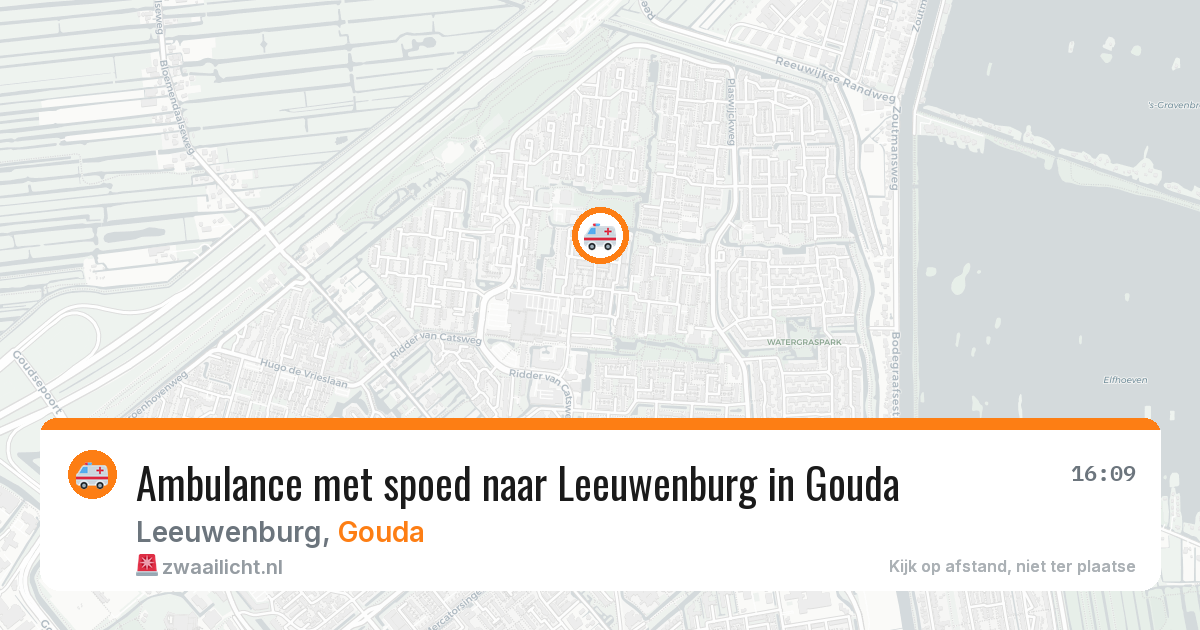 Ambulance met spoed naar Leeuwenburg in Gouda — 3 feb 2026