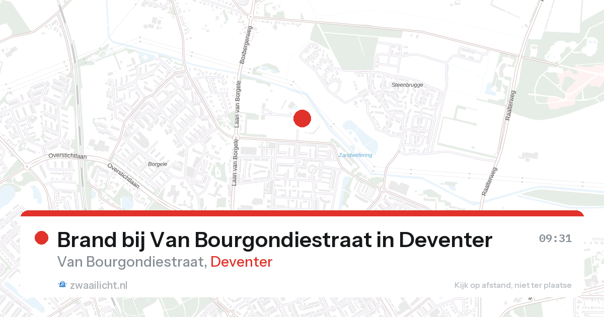 Brand bij Van Bourgondiestraat in Deventer — 27 aug 2026