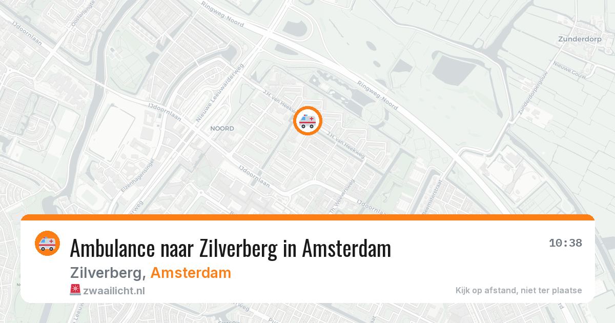 Ambulance naar Zilverberg in Amsterdam — 16 jun 2026