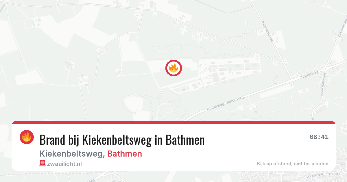 Brand bij Kiekenbeltsweg in Bathmen — 30 jul 2026