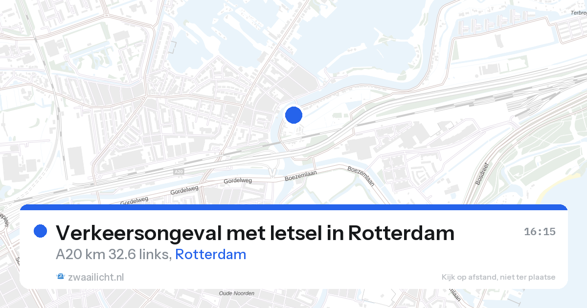Verkeersongeval met letsel in Rotterdam — 27 aug 2026