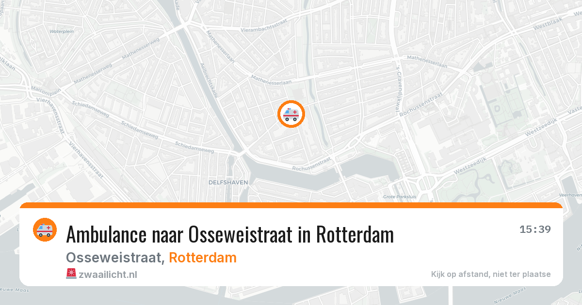 Ambulance naar Osseweistraat in Rotterdam — 19 jun 2026