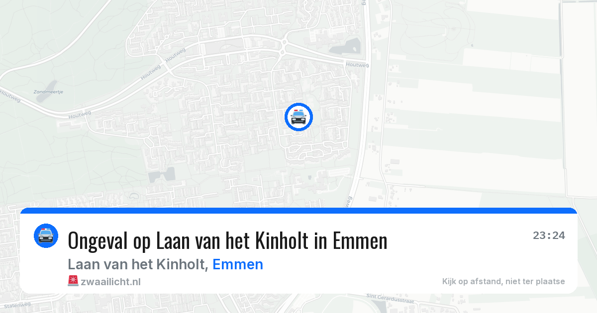 Ongeval op Laan van het Kinholt in Emmen — 21 apr 2026
