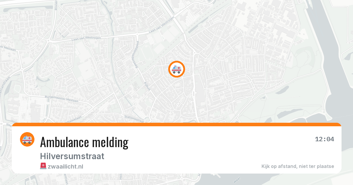 Ambulance melding — 29 jan 2026