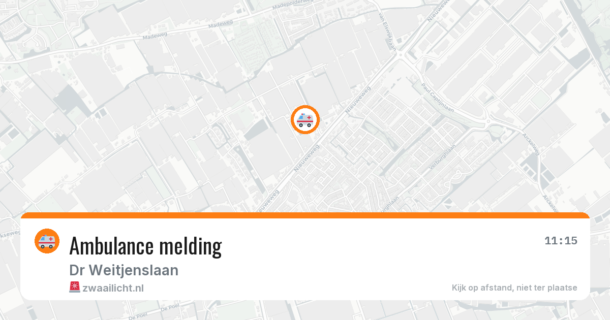Ambulance melding — 3 feb 2026