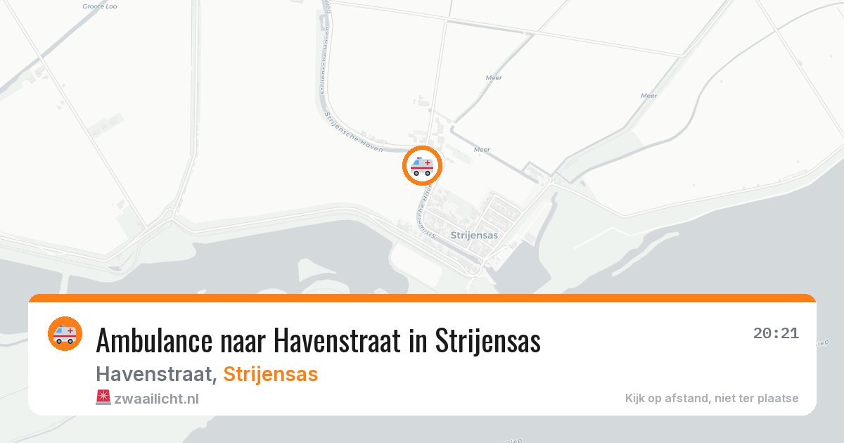 Ambulance naar Havenstraat in Strijensas — 18 jun 2026
