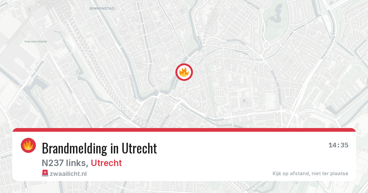 Brandmelding in Utrecht — 7 mei 2026