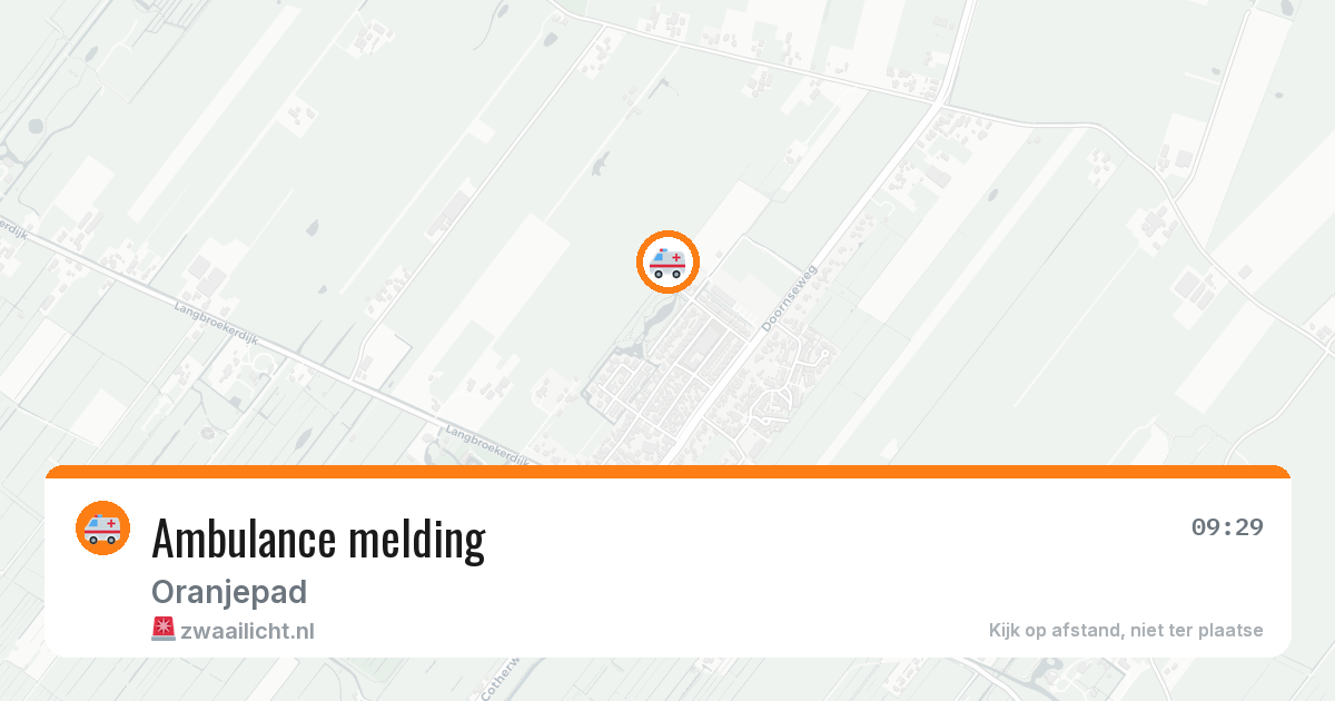 Ambulance melding — 9 feb 2026