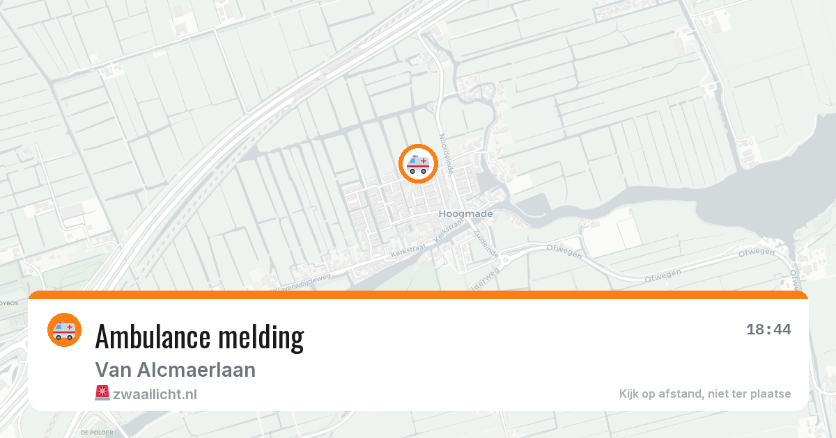 Ambulance melding — 28 apr 2026
