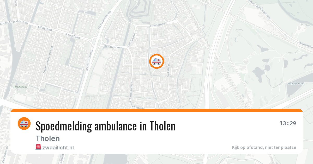 Spoedmelding ambulance in Tholen — 23 jan 2026