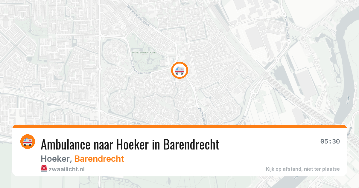 Ambulance naar Hoeker in Barendrecht — 9 feb 2026