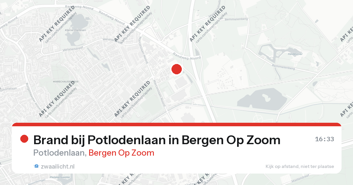 Brand bij Potlodenlaan in Bergen Op Zoom — 26 aug 2026