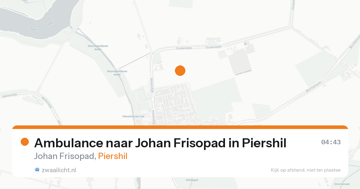 Ambulance naar Johan Frisopad in Piershil — 8 feb 2026