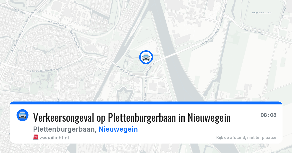 Verkeersongeval op Plettenburgerbaan in Nieuwegein — 3 apr 2026