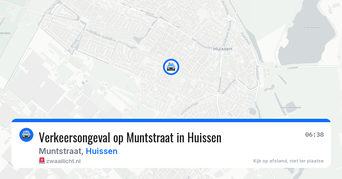 Verkeersongeval op Muntstraat in Huissen — 31 mrt 2026