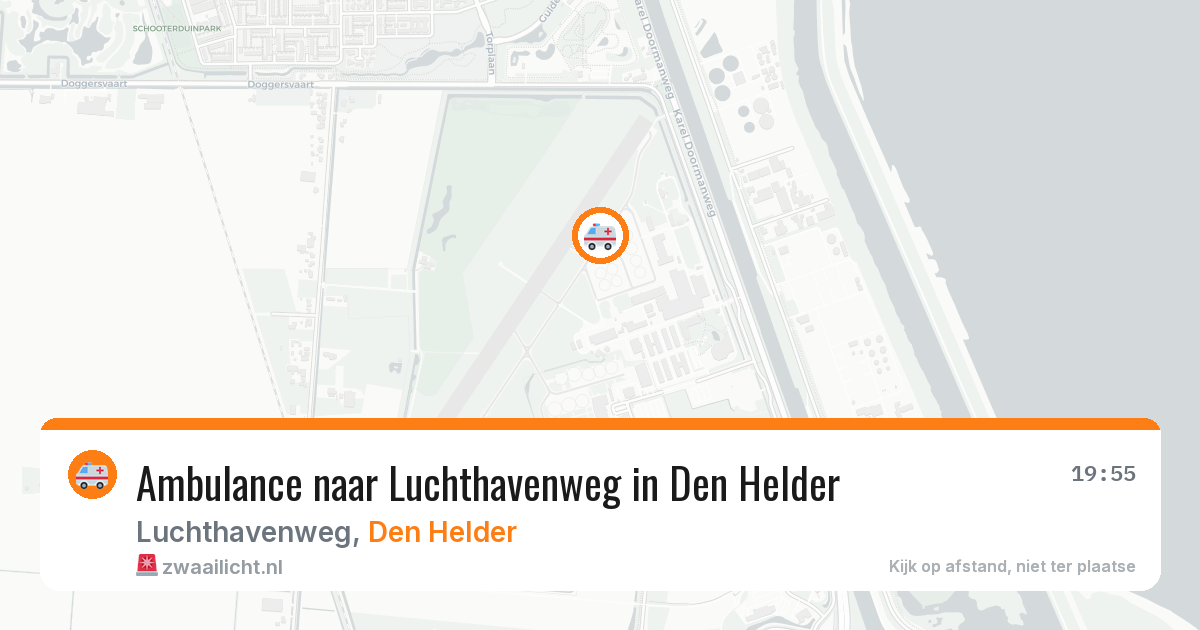 Ambulance naar Luchthavenweg in Den Helder — 22 mrt 2026