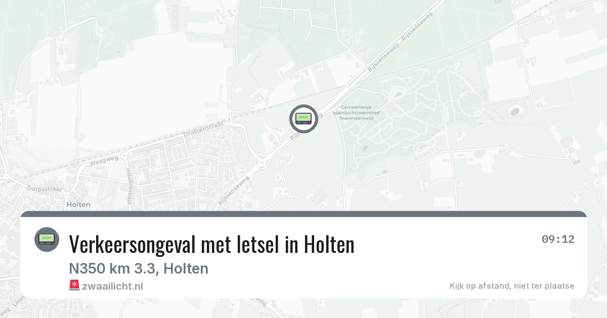Verkeersongeval met letsel in Holten — 3 mrt 2026